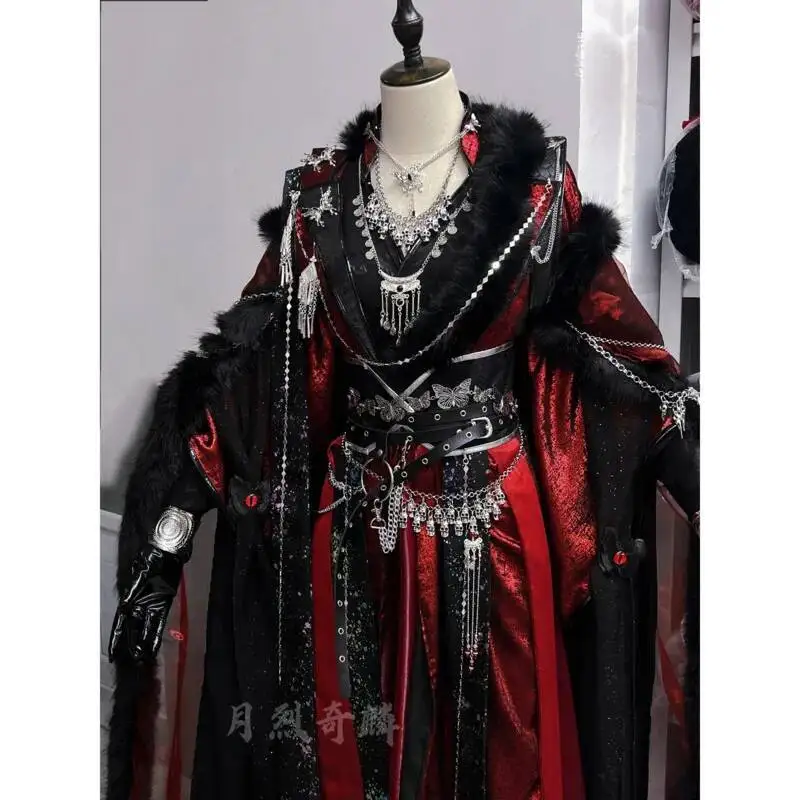 أزياء الكبار بدلة الهالوين أنيمي مجموعة كاملة تيان غوان تشي فو هوا تشنغ شبح الملك 2.0 طبعة رائعة تأثيري القديمة #3