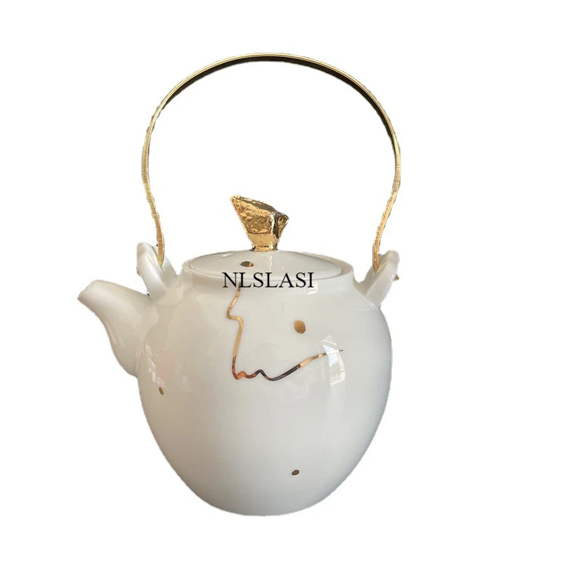 1 قطعة براد شاي سيراميك المنزلية فنجان شاي الكونغ فو النمط الصيني Pu Erh طقم شاي كوب رئيسي من السيراميك غرفة المعيشة لوازم سطح المكتب