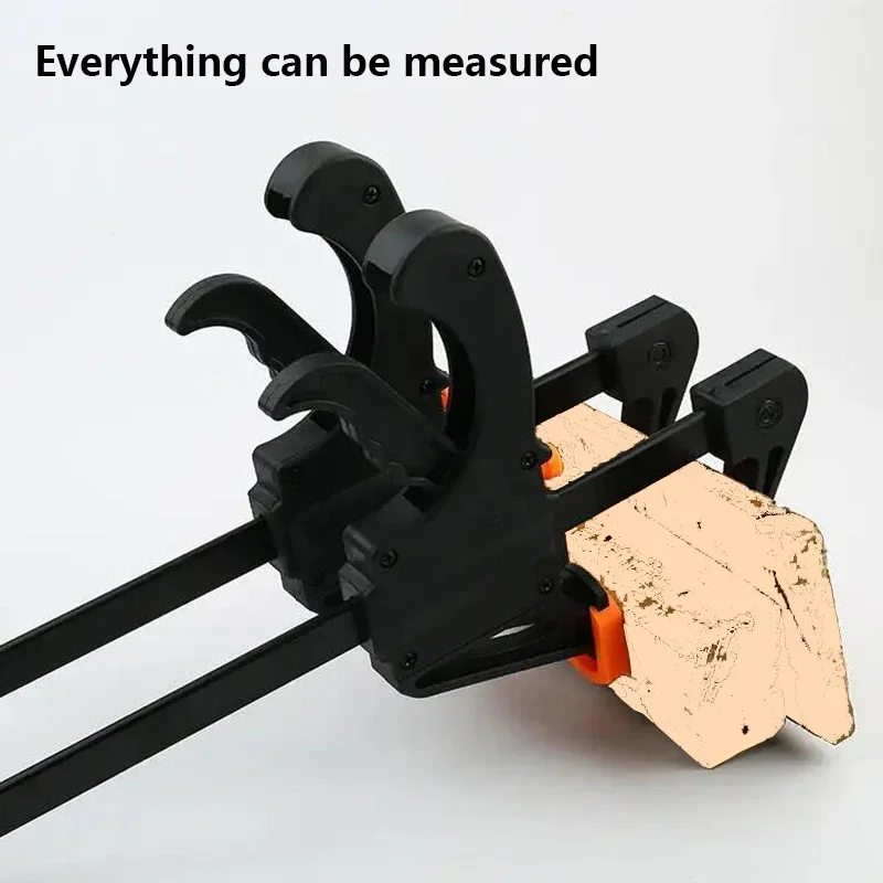 Woodworking Work Bar Mini F Clamp Clip Hard Quick Ratchet Release Clip DIY Carpentry Hand Vise Tool Gadget Woodworking Clamp