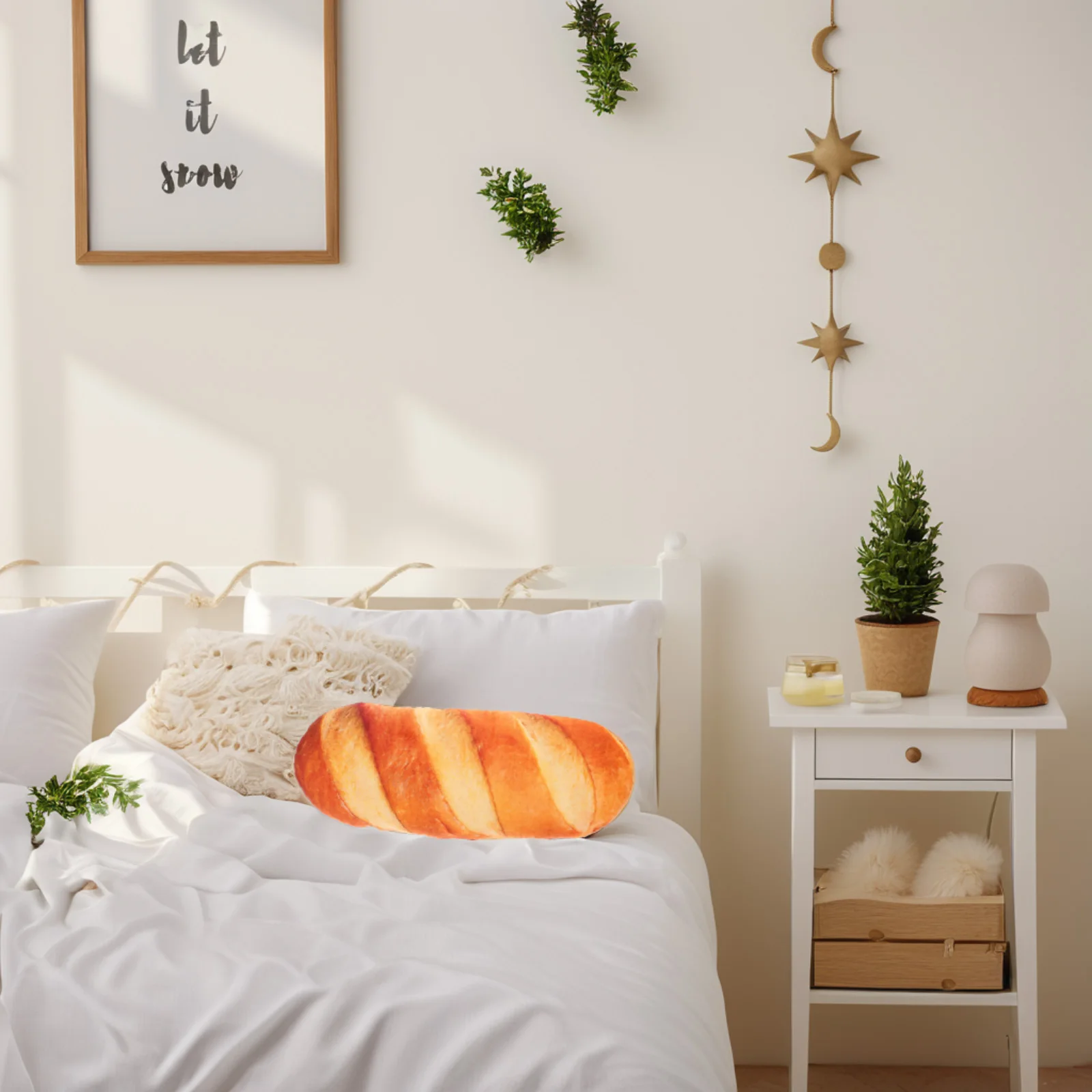 Oreiller Baguette Simulation 3D, coussin de pain pour canapé, lit, chaise, soutien lombaire, décoration de maison, oreiller amusant, nourriture mignonne en peluche