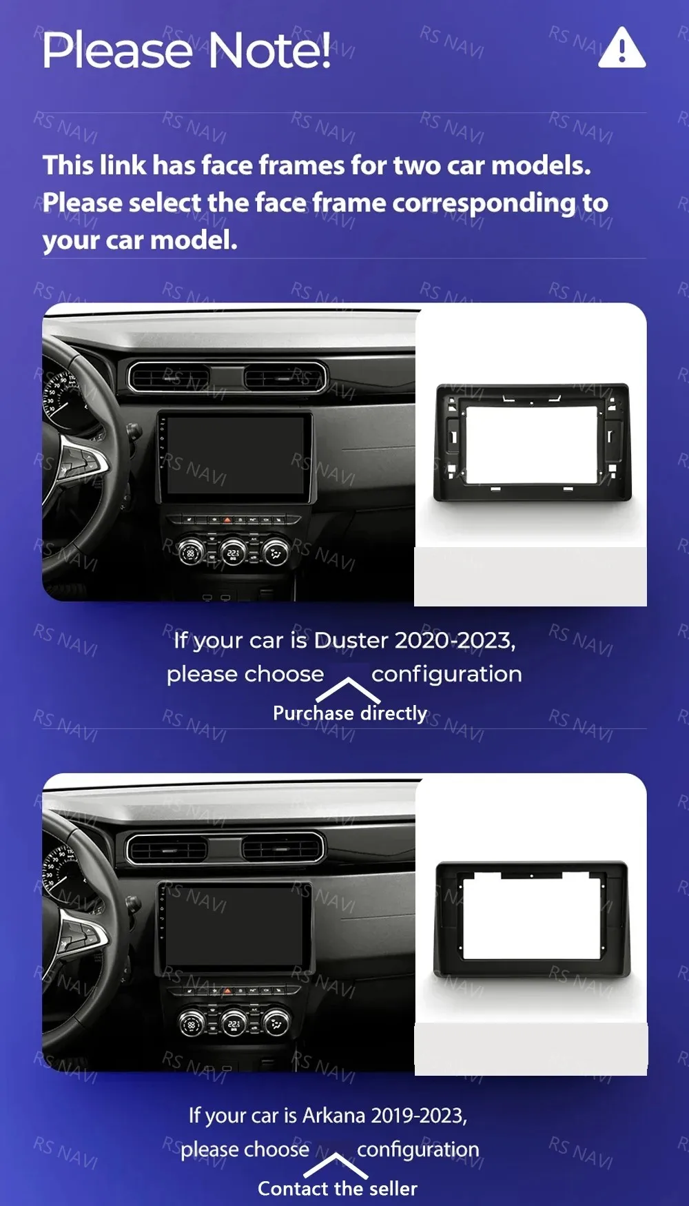 Android 16 Carplay Auto QLED Screen Car Radio Player For Renault Duster HM 2 II 2020 - 2023 Arkana 1 I 2019 - 2023 Qualcomm 2K