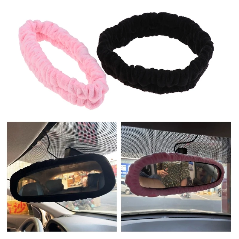 Car Rearview Mirror Cover Decoration Auto Decoration Accessories for Most Car Dropship