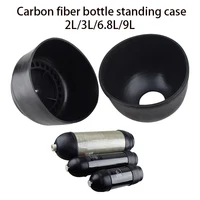 Cilindro de buceo de fibra Carbovn, cubierta protectora de botas de goma de 2L/3L/6,8L/9L para soporte de protección de Base de tanque de aire comprimido