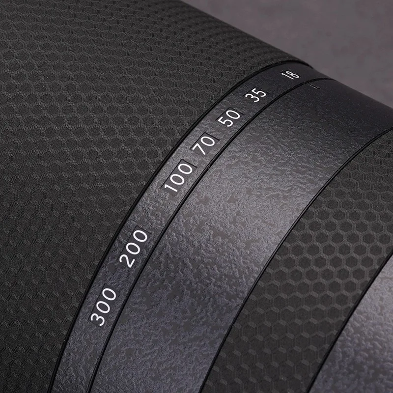 ملصق عدسة الكاميرا لـ Tamron 18-300 مللي متر F3.5-6.3 مناسب لسوني جبل ماكرو معطف يلتف واقي الفيلم ملصق حائط من الفينيل الجلد 18 300