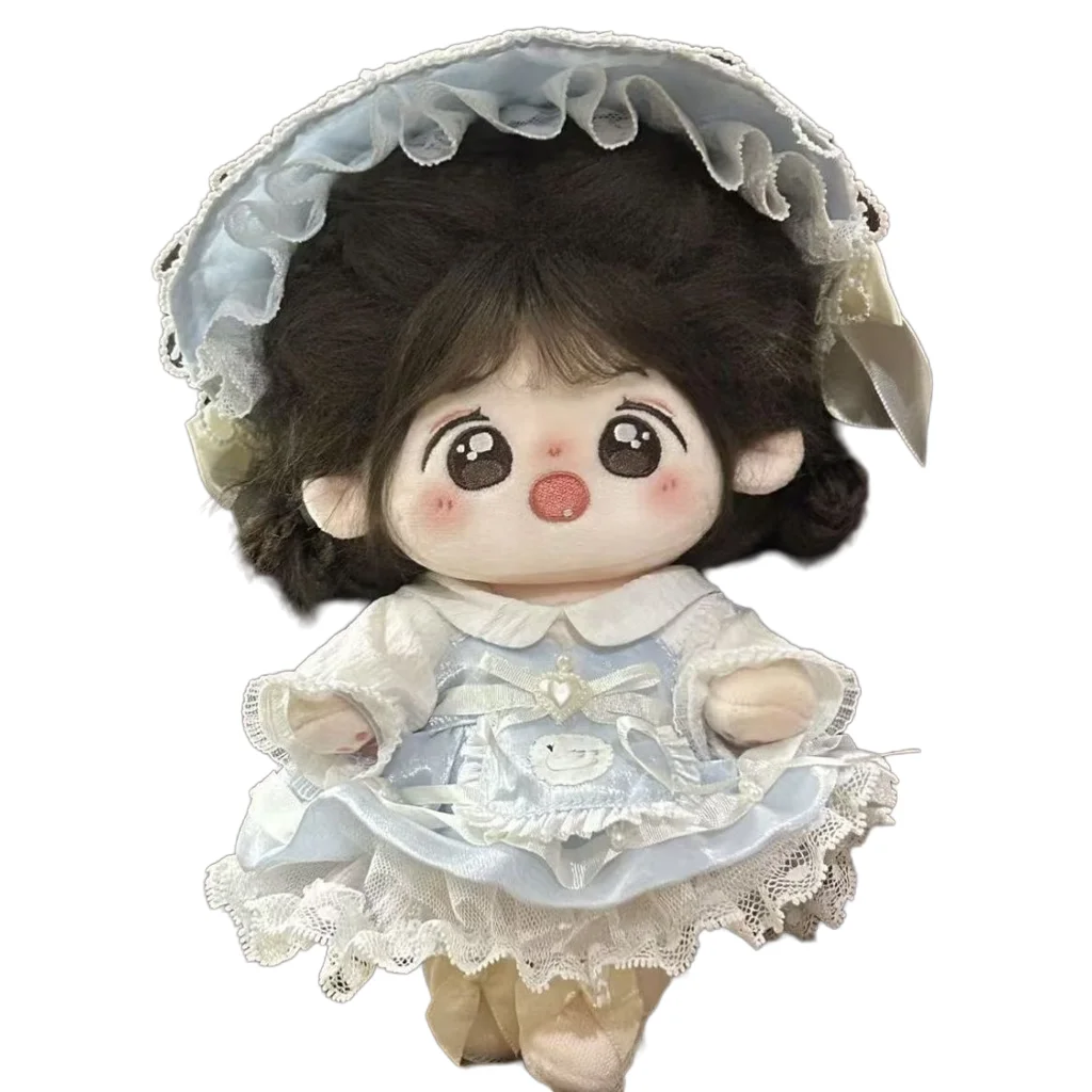 Одежда для плюшевых кукол Kawaii 20 см милый осенний комплект с юбкой наряд без атрибутов хлопковых модный осенне-зимний гардероб