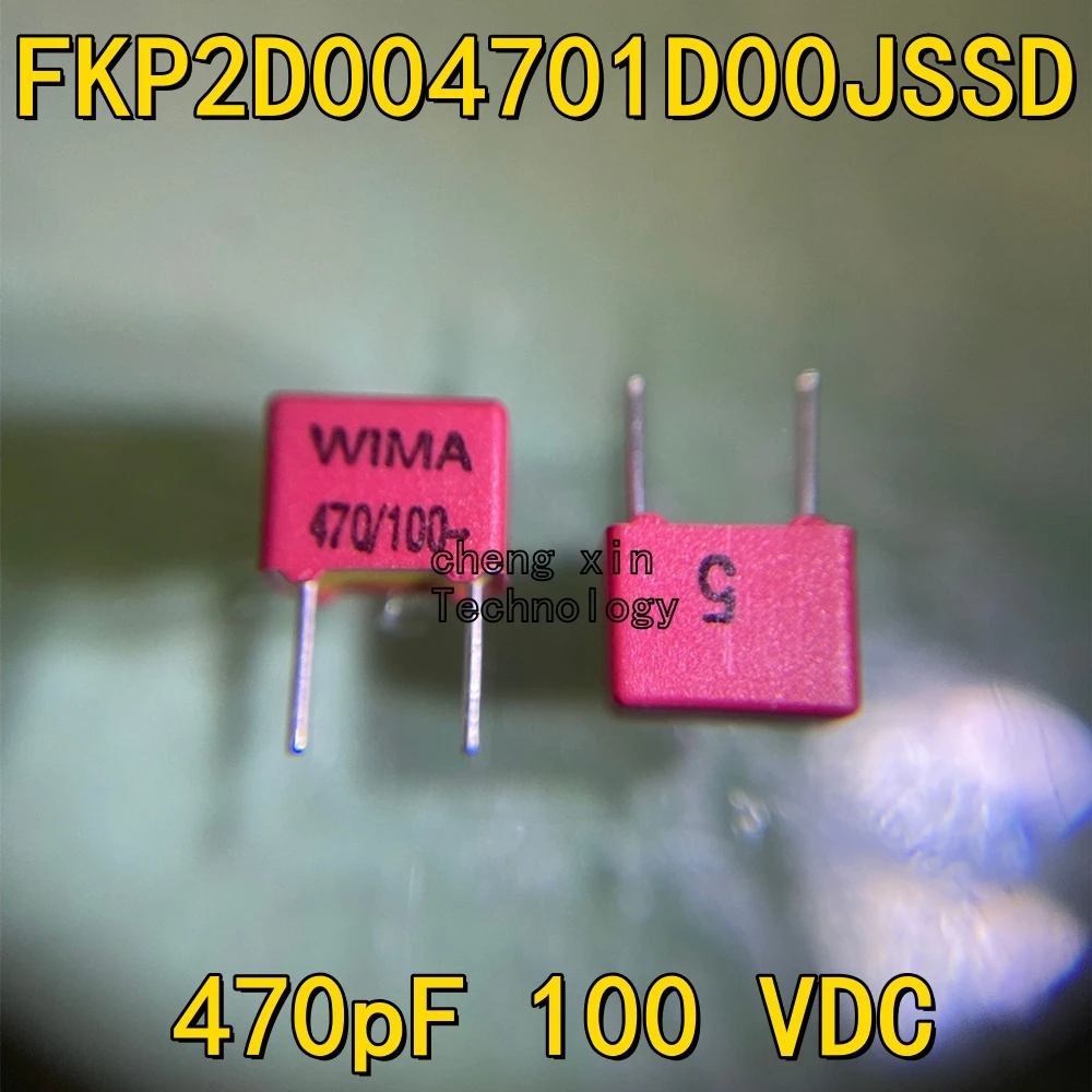 FKP2D004701D00JSSD 5PCS 20PCS New and Original FKP 2 470pF 100 VDC 4.5x6x7.2 P FKP2D004701D