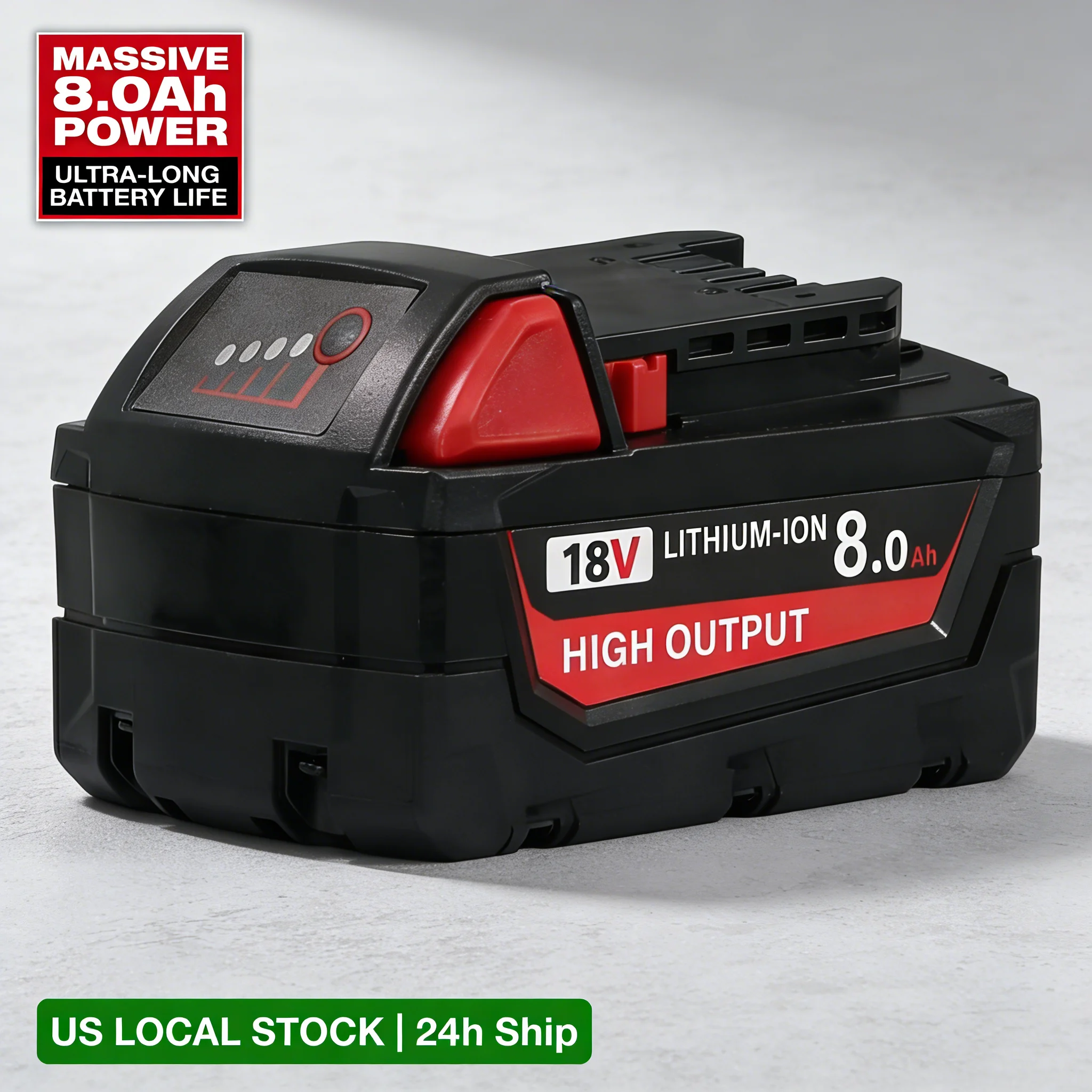 [1/2/4 Pack] 8.0Ah …