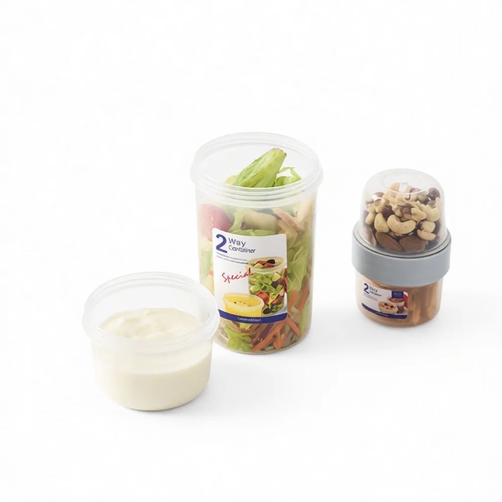Estuche portátil de doble capa - Baby Food Snacks Yogurt reseña y precio