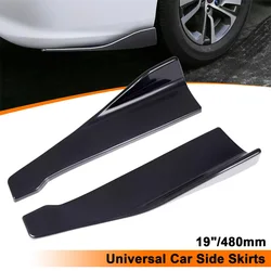 2PCS Car Spoiler Lateral Bumper Rear Side Skirt Lip Rocker Wings For Hyundai Elantra N Avante N-Line Sport Accessories 2002-2024