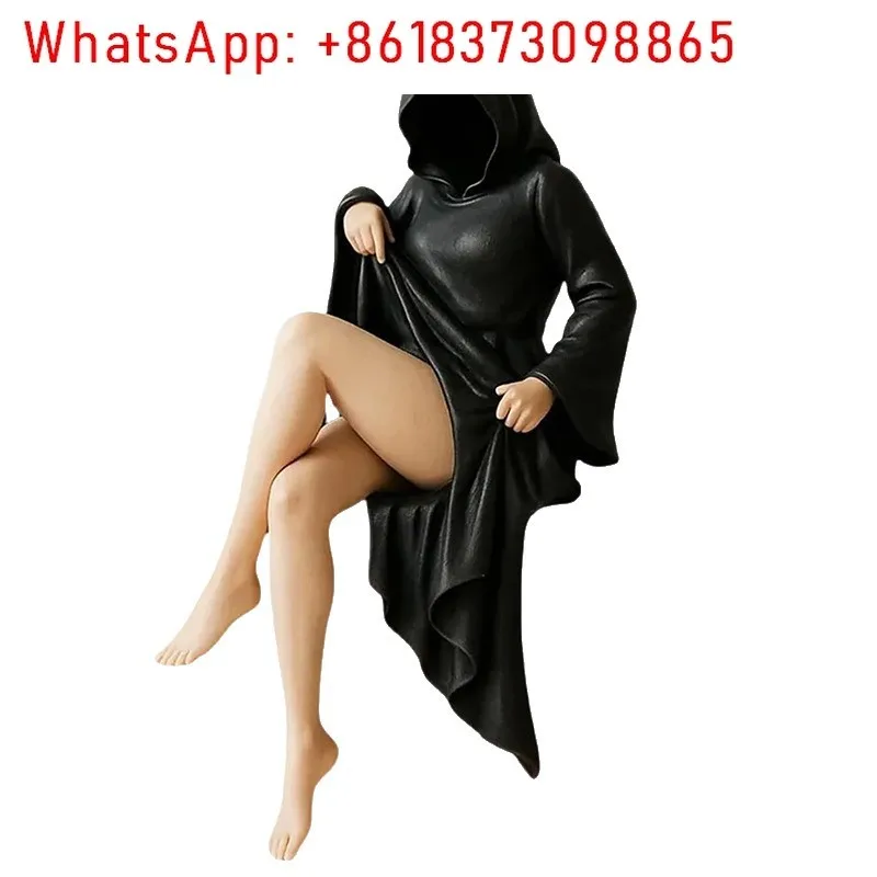 Geheimnisvolle Skulptur für Garten- oder Bücherregaldekoration