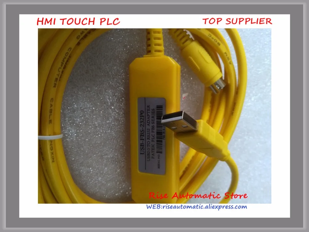 USB-FBS-232P0 PLC Cable USBFBS232P0 USB Interface Adapter To RS232 For FBS PLC Support Win7 Win8 USB-FBS232P0 USB-FBS-232P