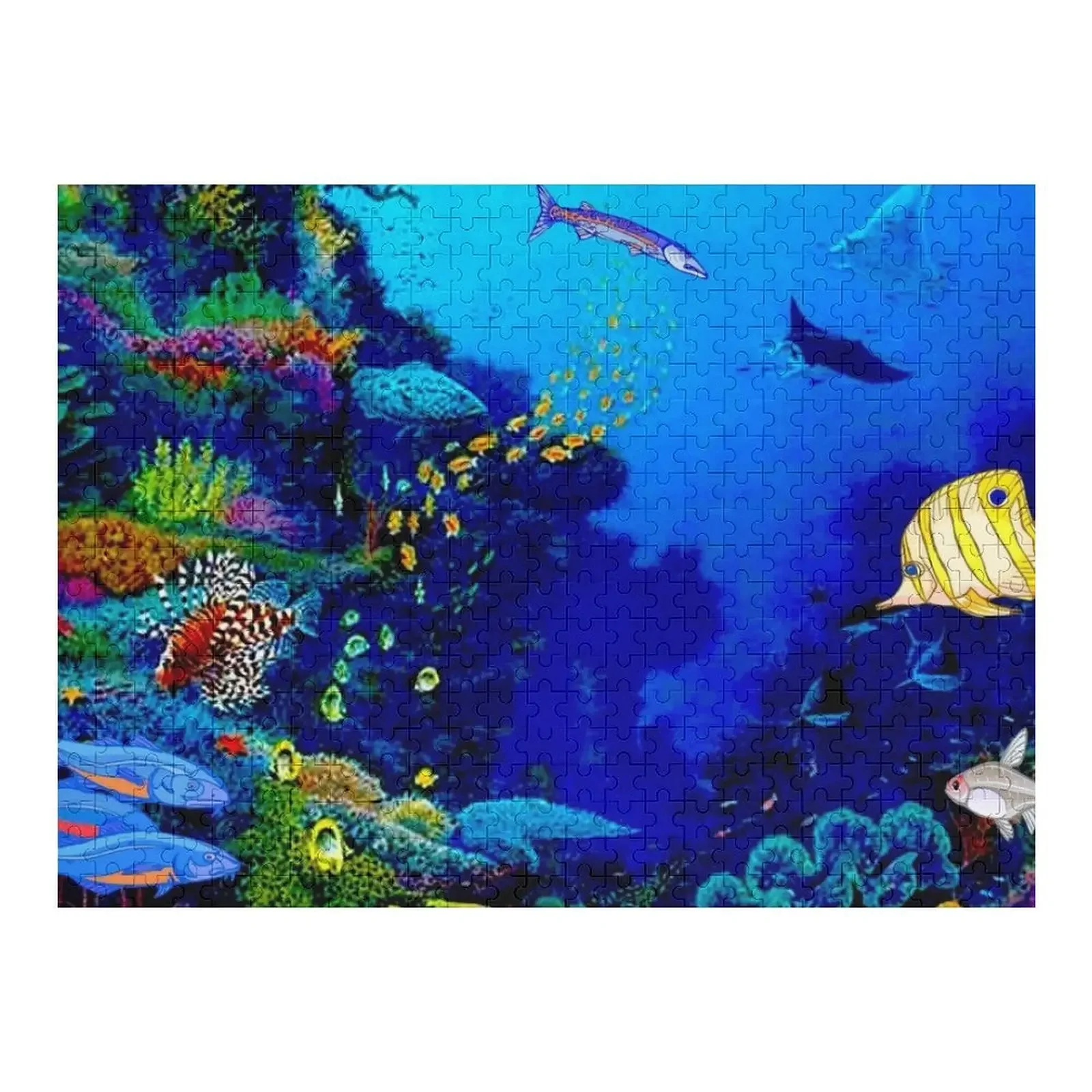 

QUEENSLAND AUSTRALIA Great Barrier Reef Travel Print Пазл Works Of Art Рождественские подарки Пазл