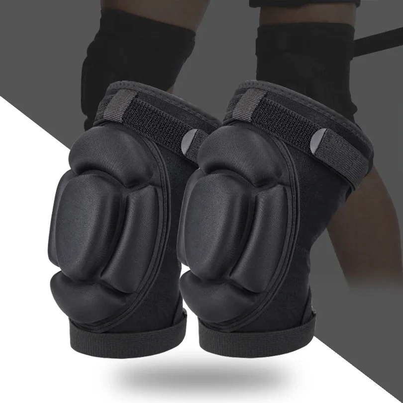 

1 Pair Ski Snowboard Elbow Knee Pads with Straps Cycling Knee Support Protector Dancing Knee Sleeves Basketball Elbow Knee Brace