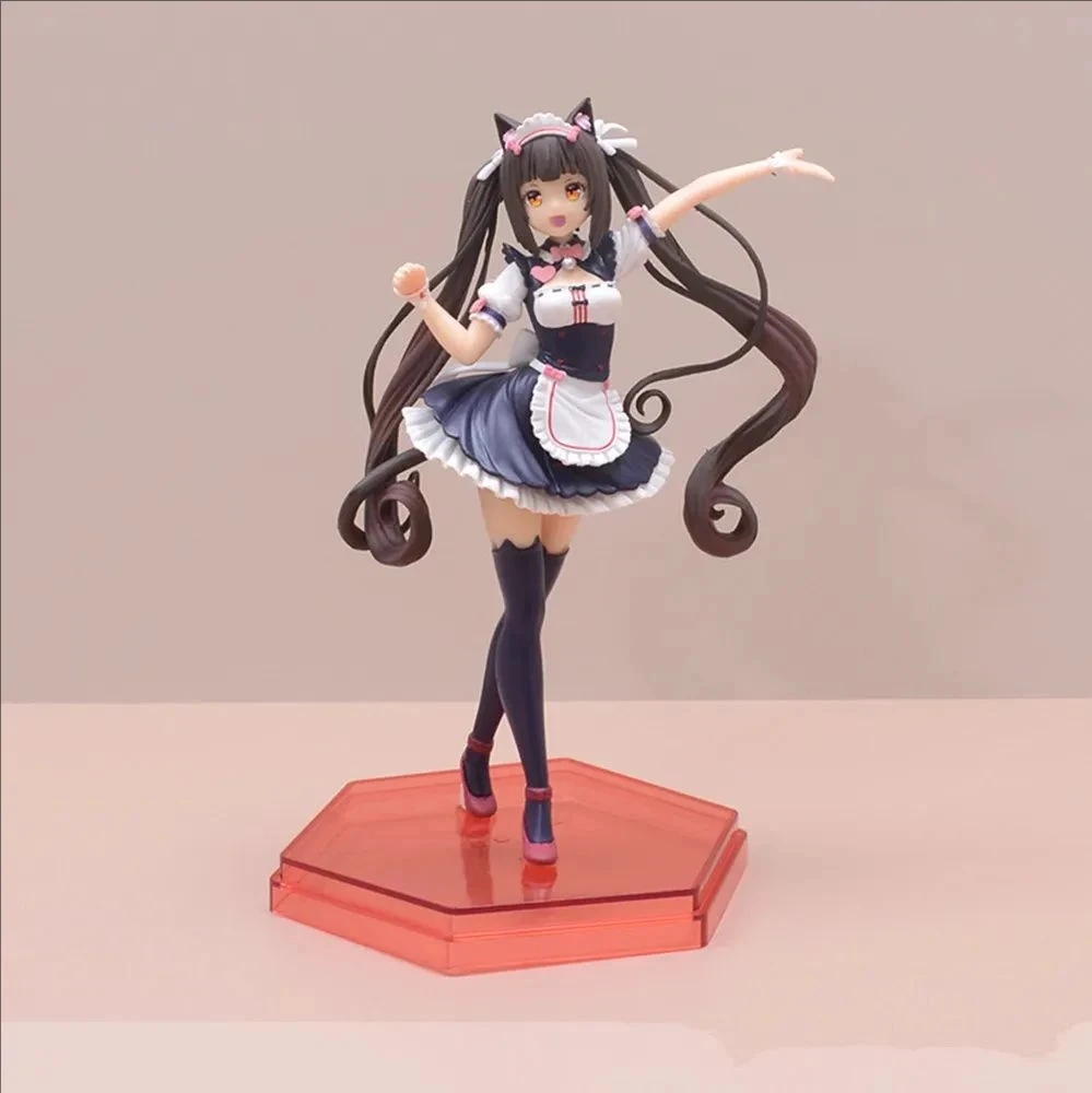 Nekopara Chocola Vanilla Azuki Coconut Maple Cinnamon Cat Girls PVC Action Figure Model Toys