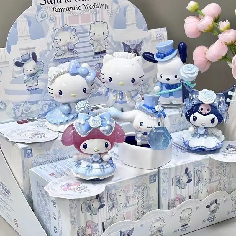 

Sanrio Romantic Wedding Series Blind Box Trendy Toys, Valentine's Day, Qixi Festival, Wedding Decorations and Gifts