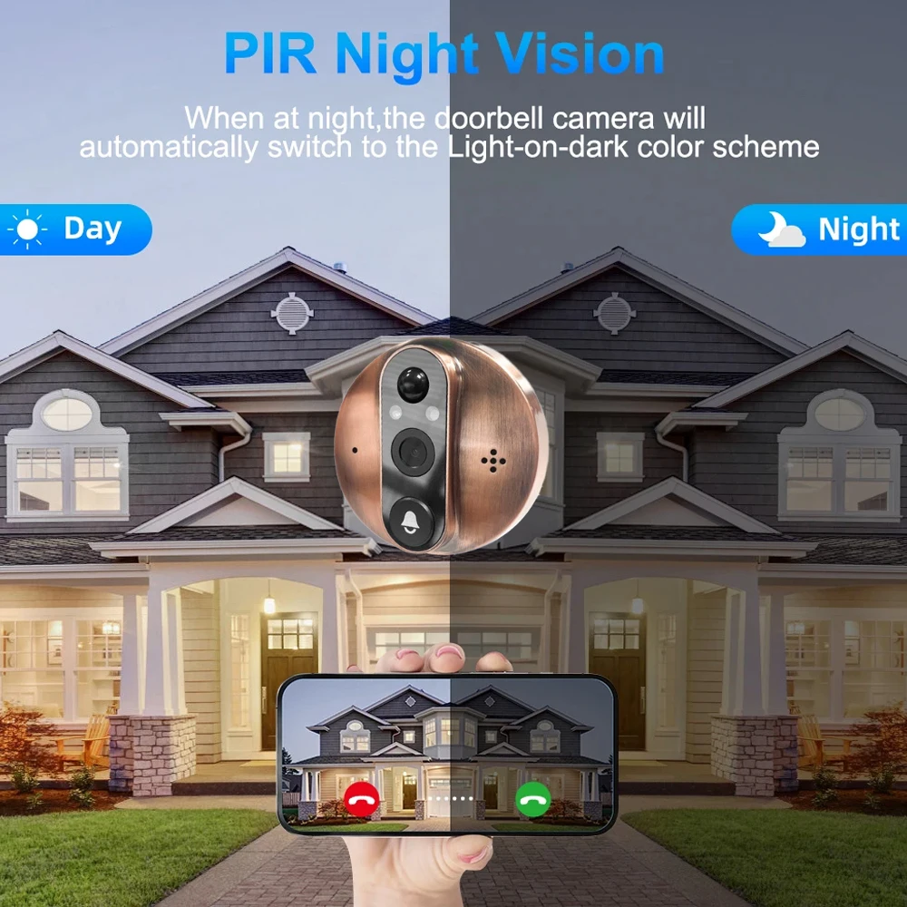 Wifi Door Bell Eye …