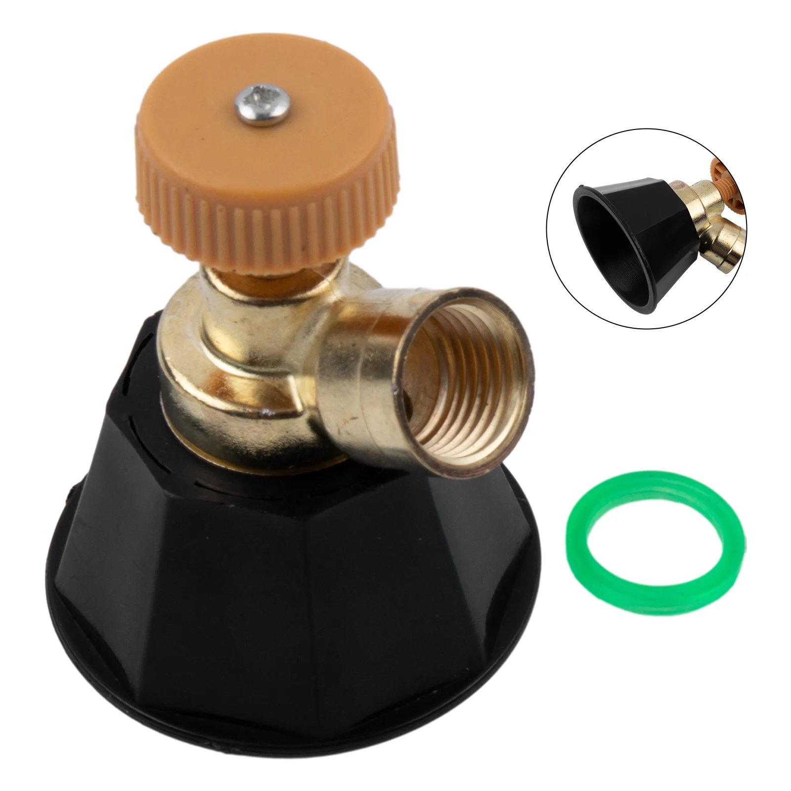 Adjustable Nozzle Black Cyclone High Pressure Plastic+alloy Replacement Wind Sprinkler Accessories Atomization