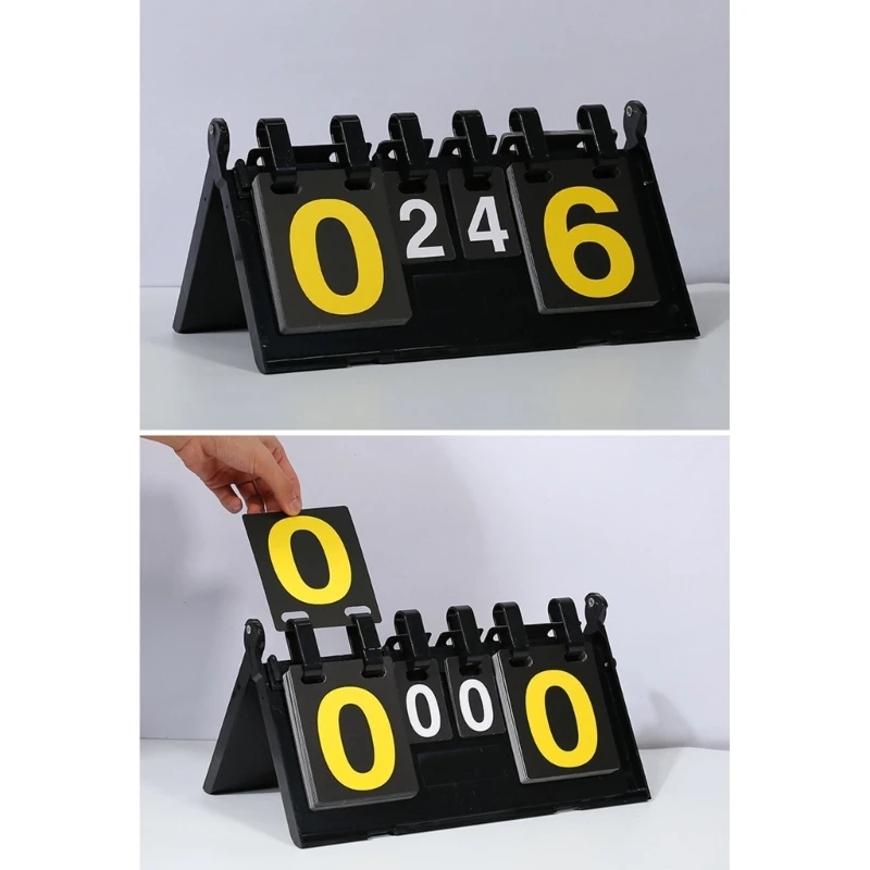 

Tabletops Scoreboard Flippers Sports Competition Score Board MultiSports Score Scoreboard Score Keepers Easily to Use