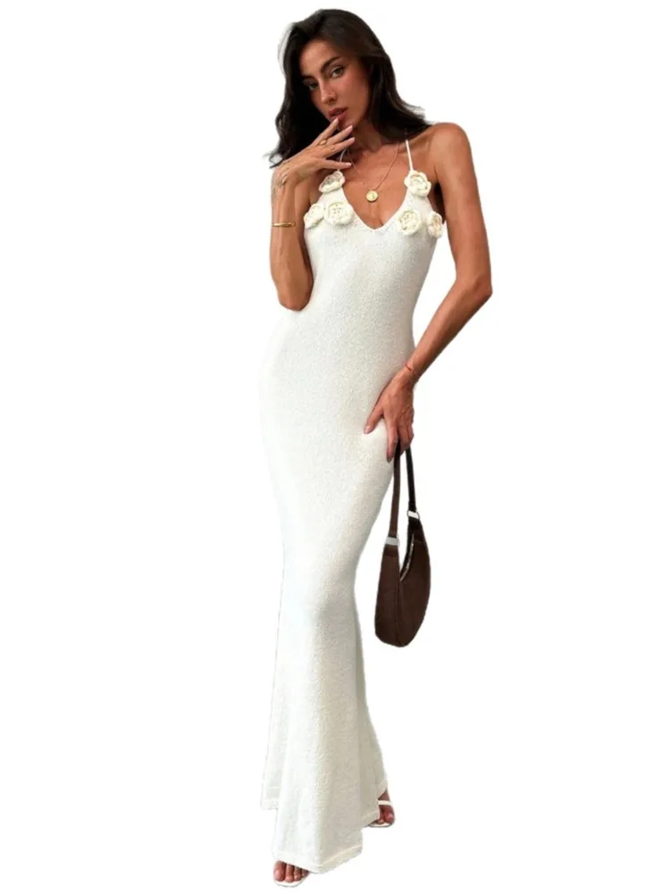 Été couverture Ups femmes maillot de bain Spaghetti sangle sans manches Robes maillot de bain 2026 nouvelle impression plage vacances Maxi Robes couverture