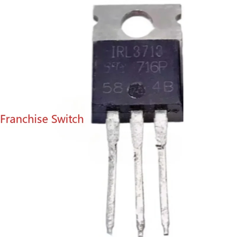 30PCS Original Imported Disassembly IRL3713 IRF3713 TO-220 High Current MOS Field Effect Transistor, Can Be Shot Directly