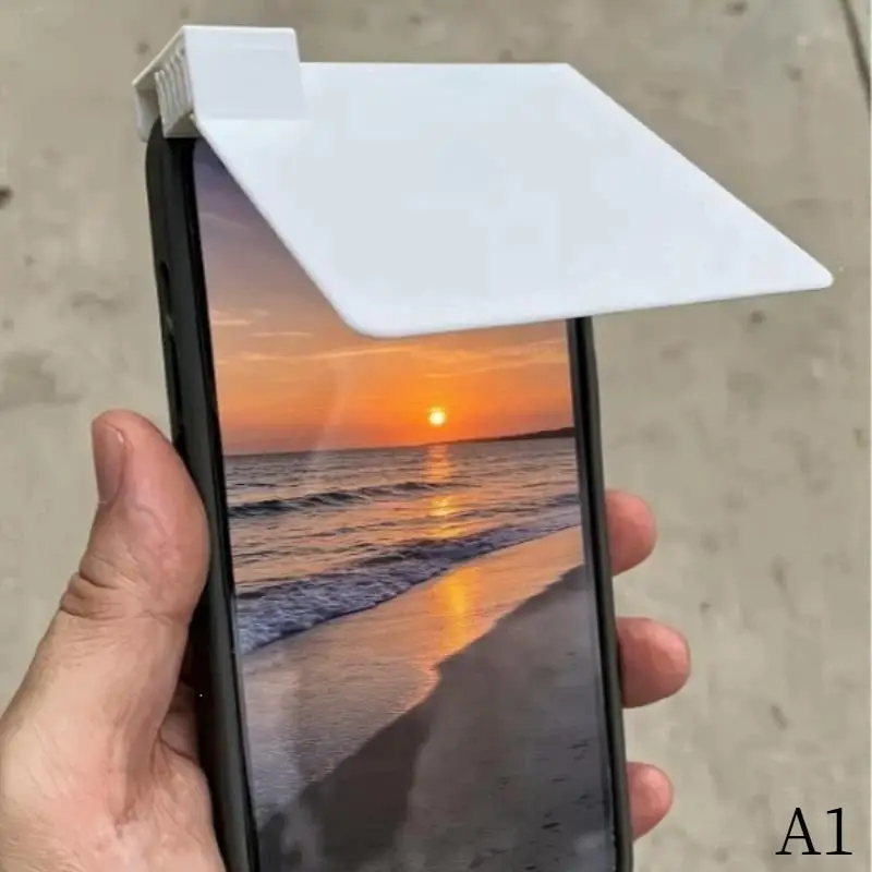 ▶1Pcs Mobile Phone Accessories Enhances Screen Visibility In Strong Light Reduce Sunlight Reflection Mobile Phone Sunshade