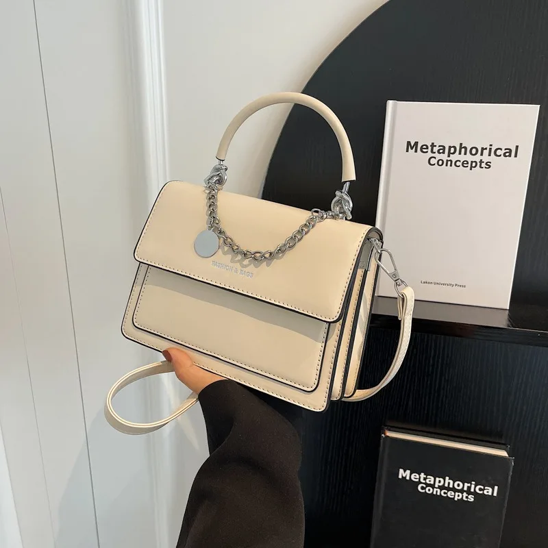 

New Fashion Women Bag Senior Simple Atmosphere Single Shoulder Crossbody Bag Retro commuting Small Square Handbags hand bolsa