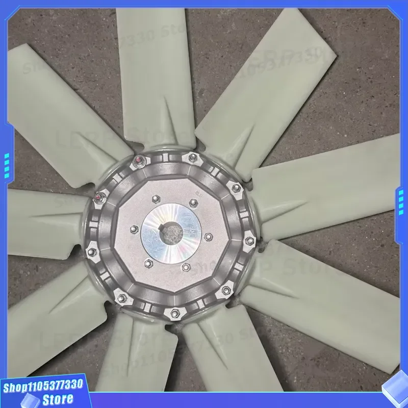 Industrial Axial Fan Impeller High Strength Plastic Adjustable Angle Blade for Cooling Ventilation System Replacement Part