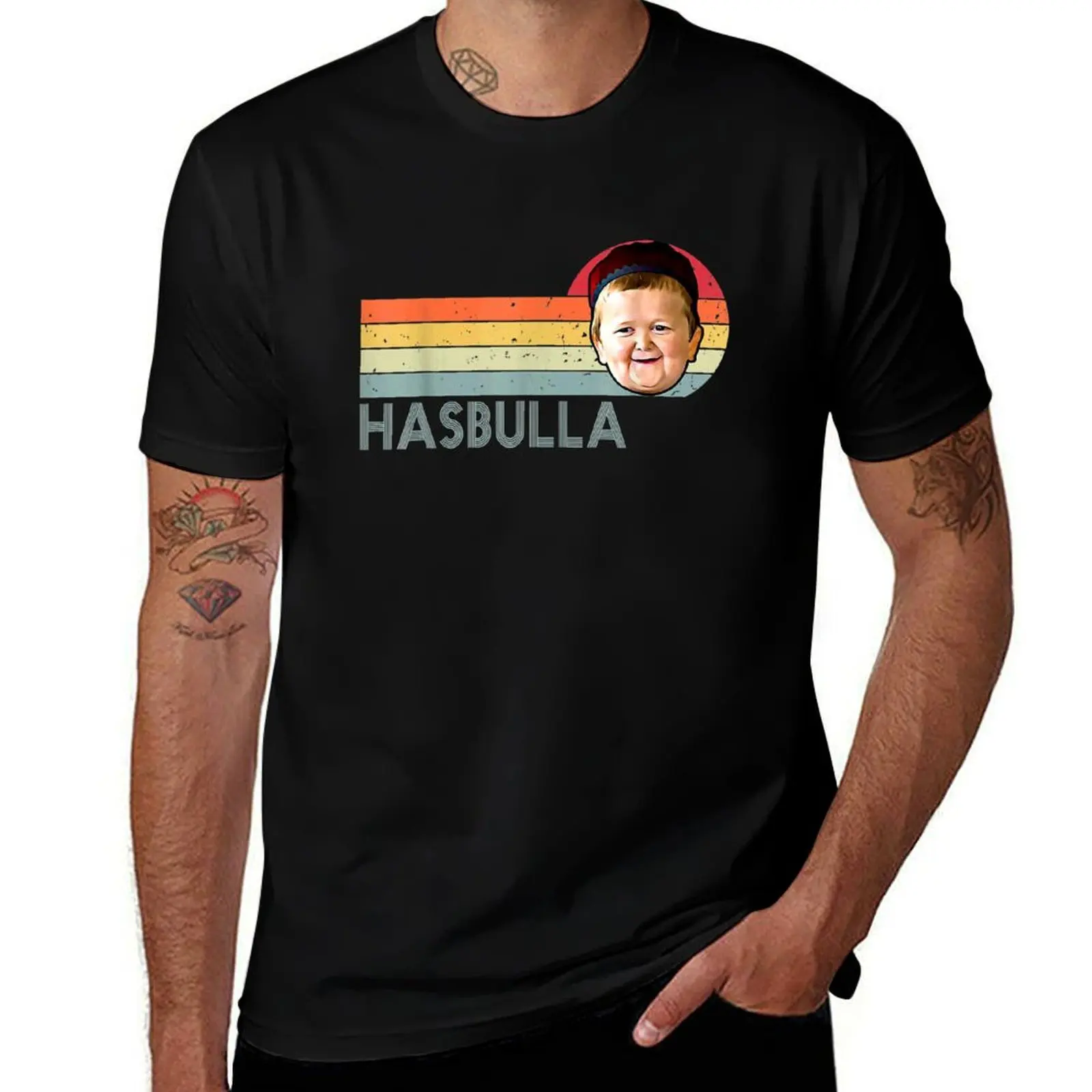 

Funny smile Hasbullah Hasbulla Hope T-Shirt man t shirts for men casual man graphic t shirt T-Shirt