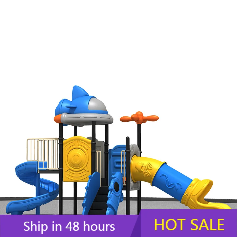 

YTYIN Modern Children's Metal Amusement Park Slide Set Equipment Popular Small Outdoor Playgrounds