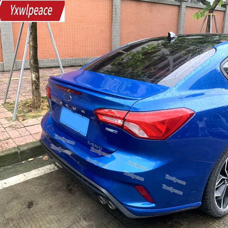 Voor Ford Focus MK4 2019 2020 2021 2022 Abs Materiaal Unpainted Kleur Kofferbak Spoiler Kofferbak Wing Auto Onderdelen Accessoires