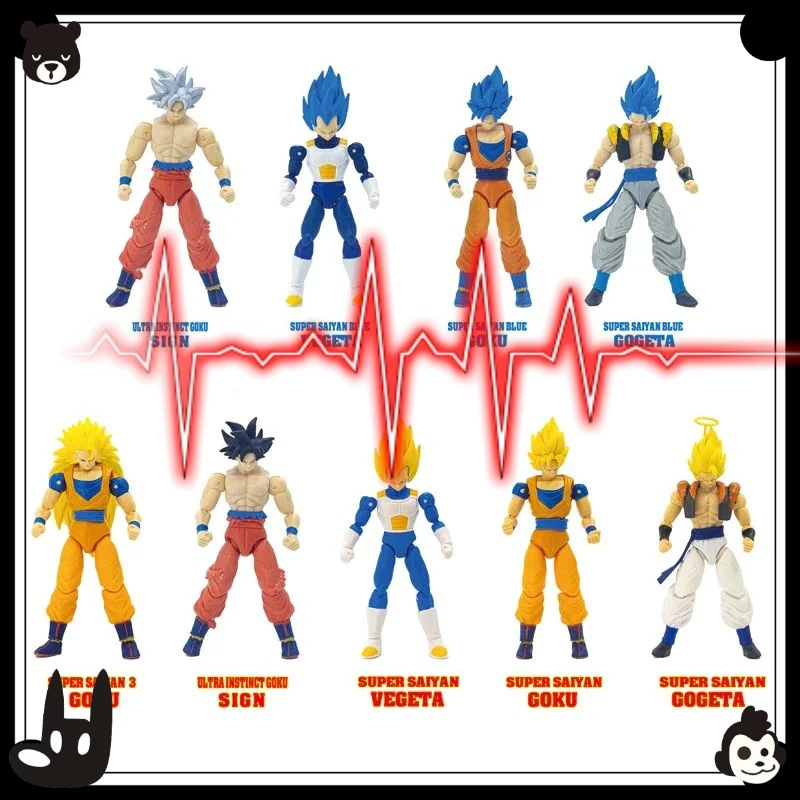 Dragon Ball Super Saiyan  Figurine Movable Action Figure Anime Model Collection Toy