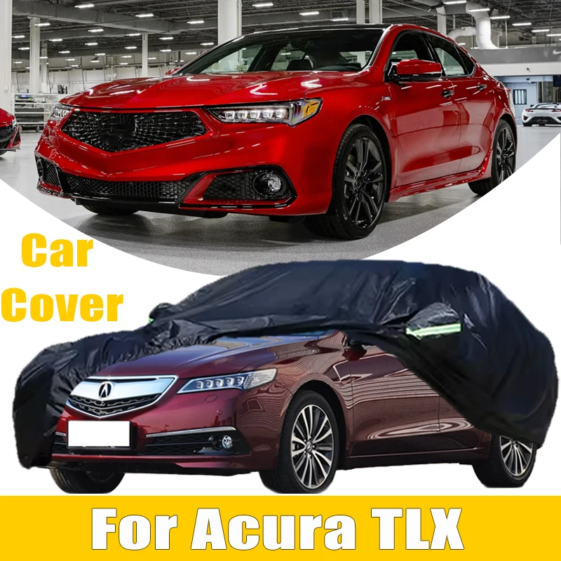 For Acura TLX Outdoor Protection Full Car Cover Snow Cover Sunshade Waterproof Dustproof Exterior Car Accessories