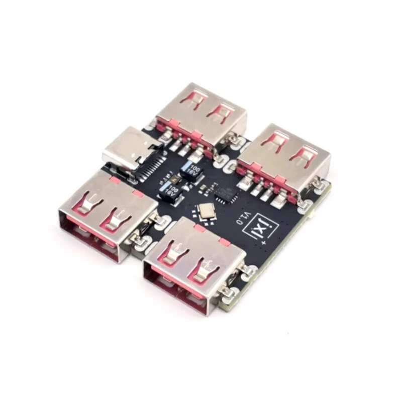 XL334P4 Type-C Extender USB-HUB 4-Port Expansion Dock USB 2.0 Splitter Hub Module