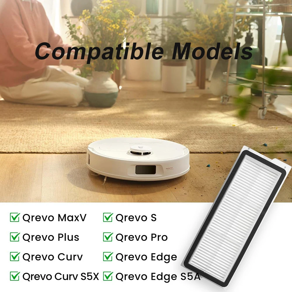 ل Roborock P10 pro/Q Revo Pro/Q Revo S/Q Revo Maxv/QRevo Plus جهاز آلي لتنظيف الأتربة استبدال الملحقات مرشحات HEPA أجزاء #2