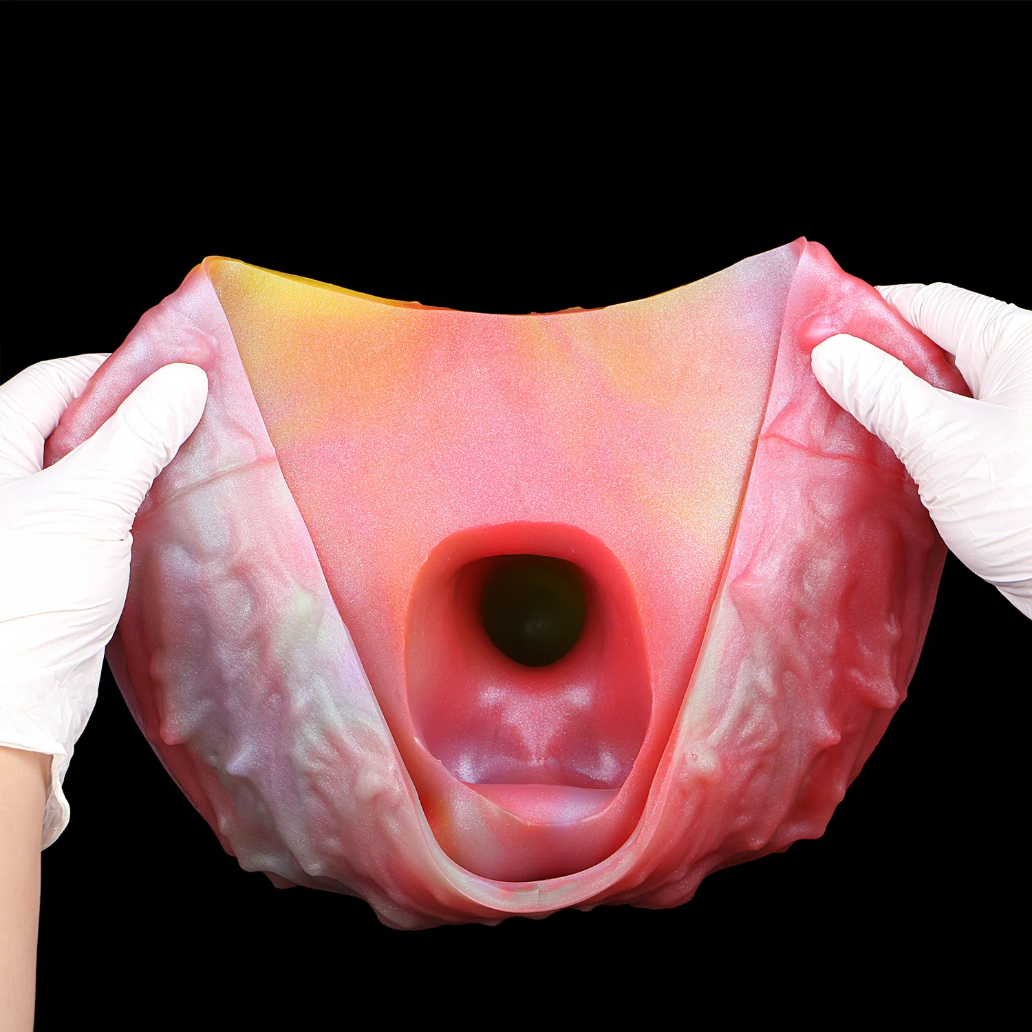 シャズ シリコン製パンティー 犬の結び目型ペニススリーブ エクステンダー 拡張器 ブリーフ型装着可能 馬の形をした中空ディルド 再利用可能なコンドーム 男性用セックストイ