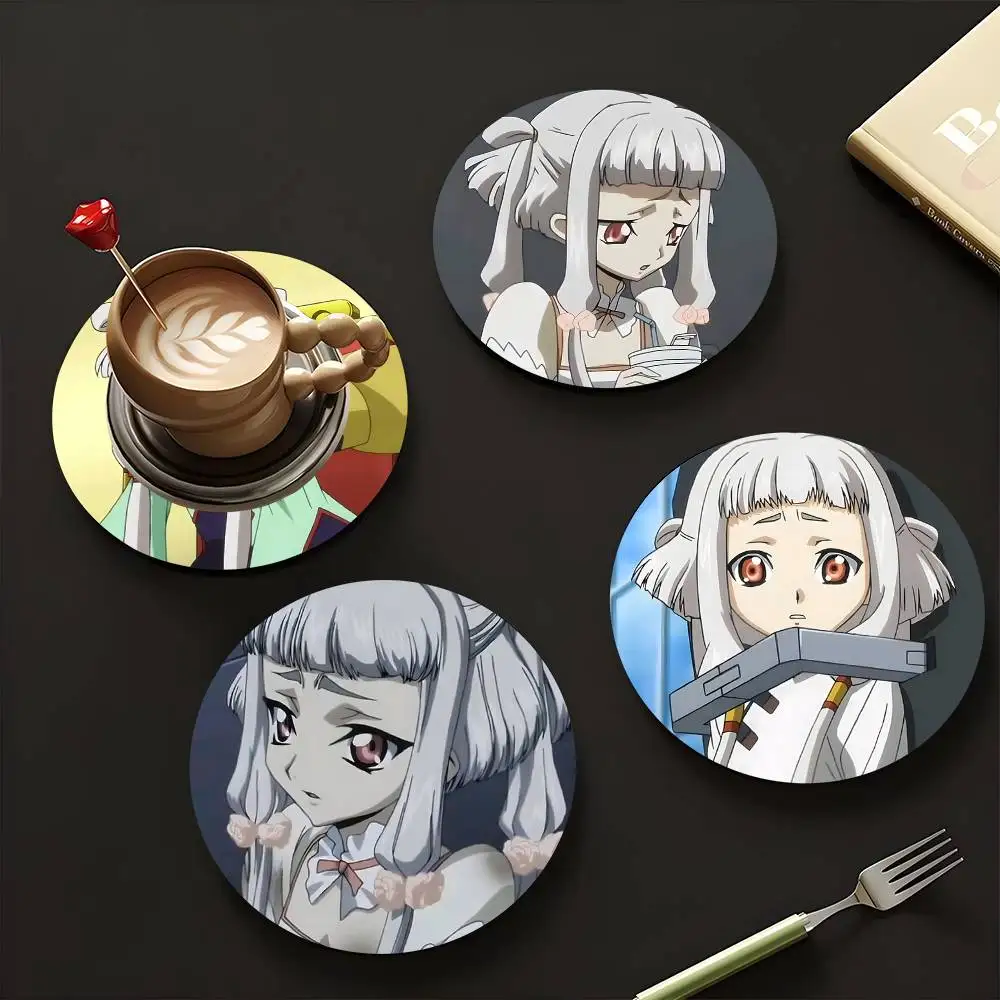 1pc Lihua Jiang Code Geass Wooden Coaster Colour Printing Cup Mat Home Desk Decoration Gifts