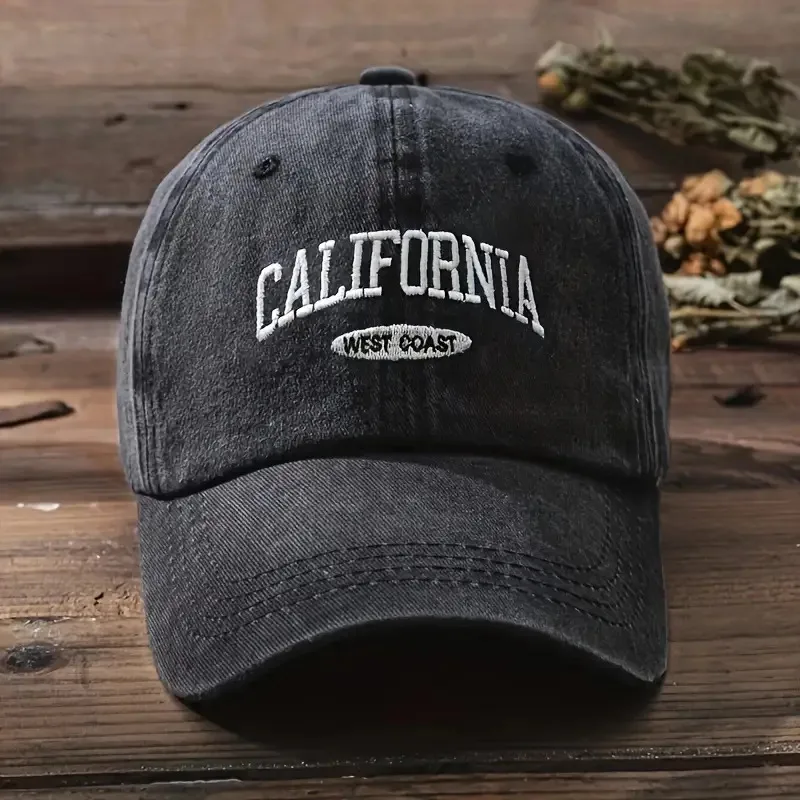 Women's Unisex Style Vintage Baseball Cap Vintage Fashion, Breathable Fabric, Streetwear Accessory Washed Effect Design Headwear