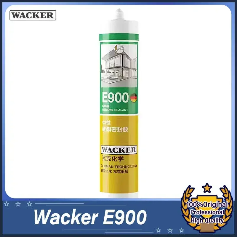 Wacker E900 300 мл силиконовый герметик с выдающейся адгезией для строительства