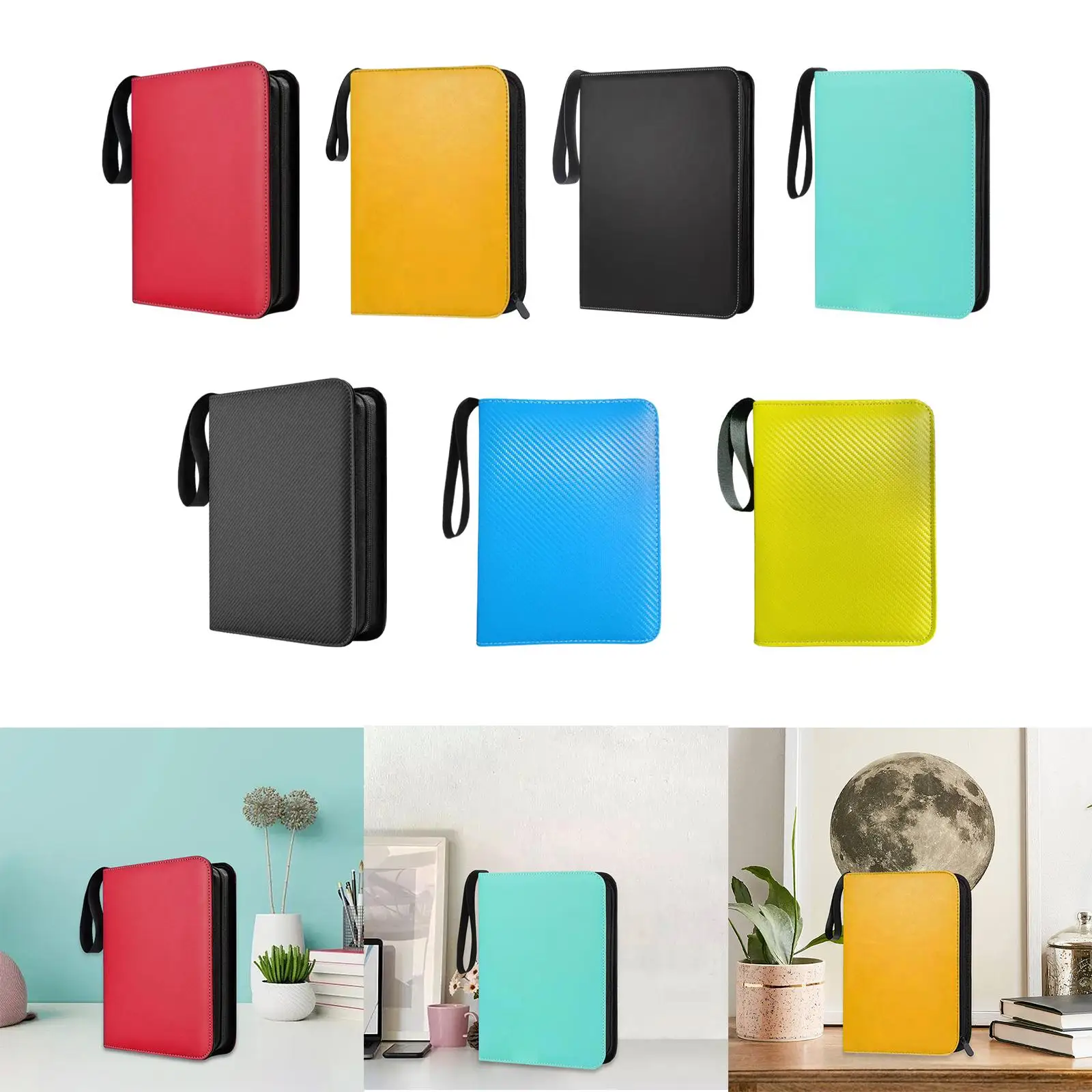 9 Pockets Photocard Binder Gathering Card Toy Portable Sturdy Zip Card Book Collector Album Folder for Album TCG Hobbies