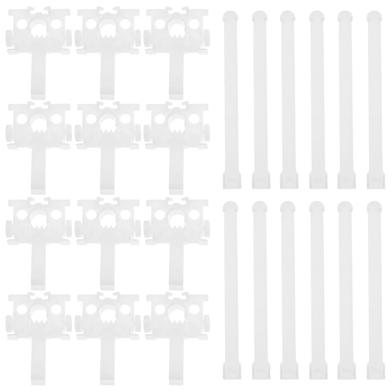 

12 set Vertical Blind Repair Kit Replacement Slats Carriers For Roller Venetian Blinds Fix Solution Household Storage