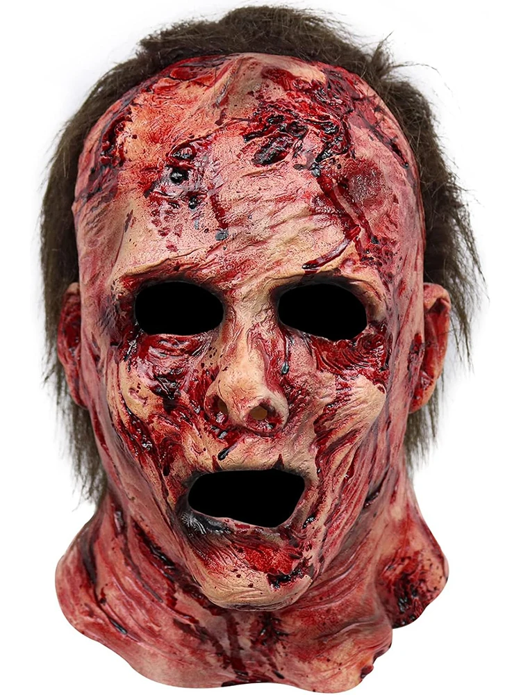 

Halloween Silicone Horror Clown Mask Realistic Horror Full Face Mask Party Party Funny Headdress Entertainment Game