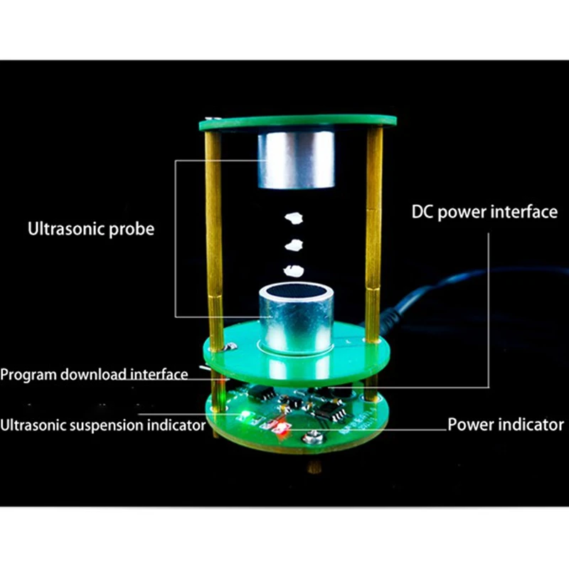 2Pcs Ultrasonic Suspension Standing Wave Controller DIY Electronic Production Kit Science Experiment Technology