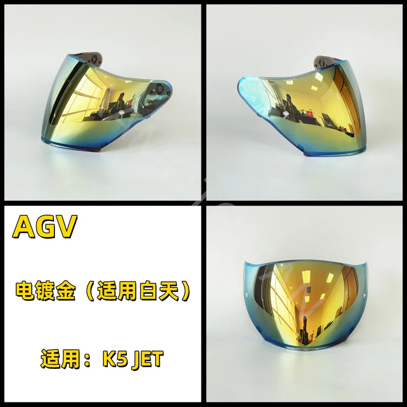 Helmet Visor for AGV K5 JET Helmet Shields UV Protection Windshield Sunshield Casco Moto Accessories