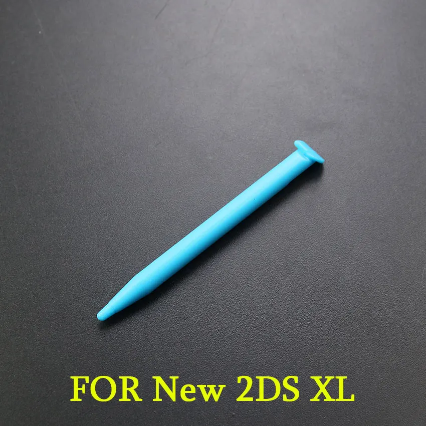 2PCS Blue Metal Retractable Stylus Plastic Stylus Touch Screen Pen for 2DS 3DS New 2DS LL XL New 3DS XL for NDSL NDSi NDS Wiiu