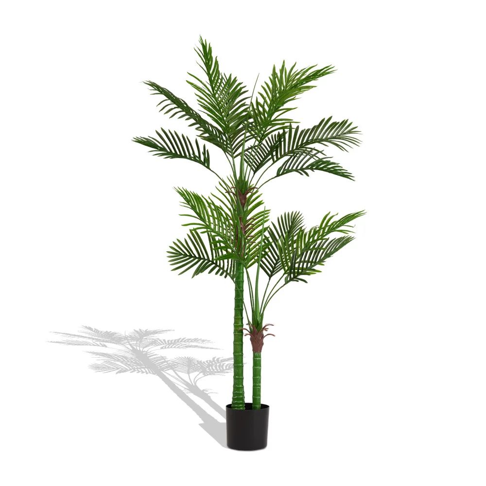 

6FT Artificial Plant – Realistic Faux Indoor Potted Tree Lush Green Leaves, High-End Decorative Simulation for Home, Office