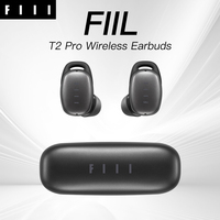 FIIL T2 Pro Wireless Earphone Dual-Mic 37dB Hybrid ANC Bluetooth 5.2 TWS ENC Headphones Hi-Fi Earphones Fast Wireless Charging