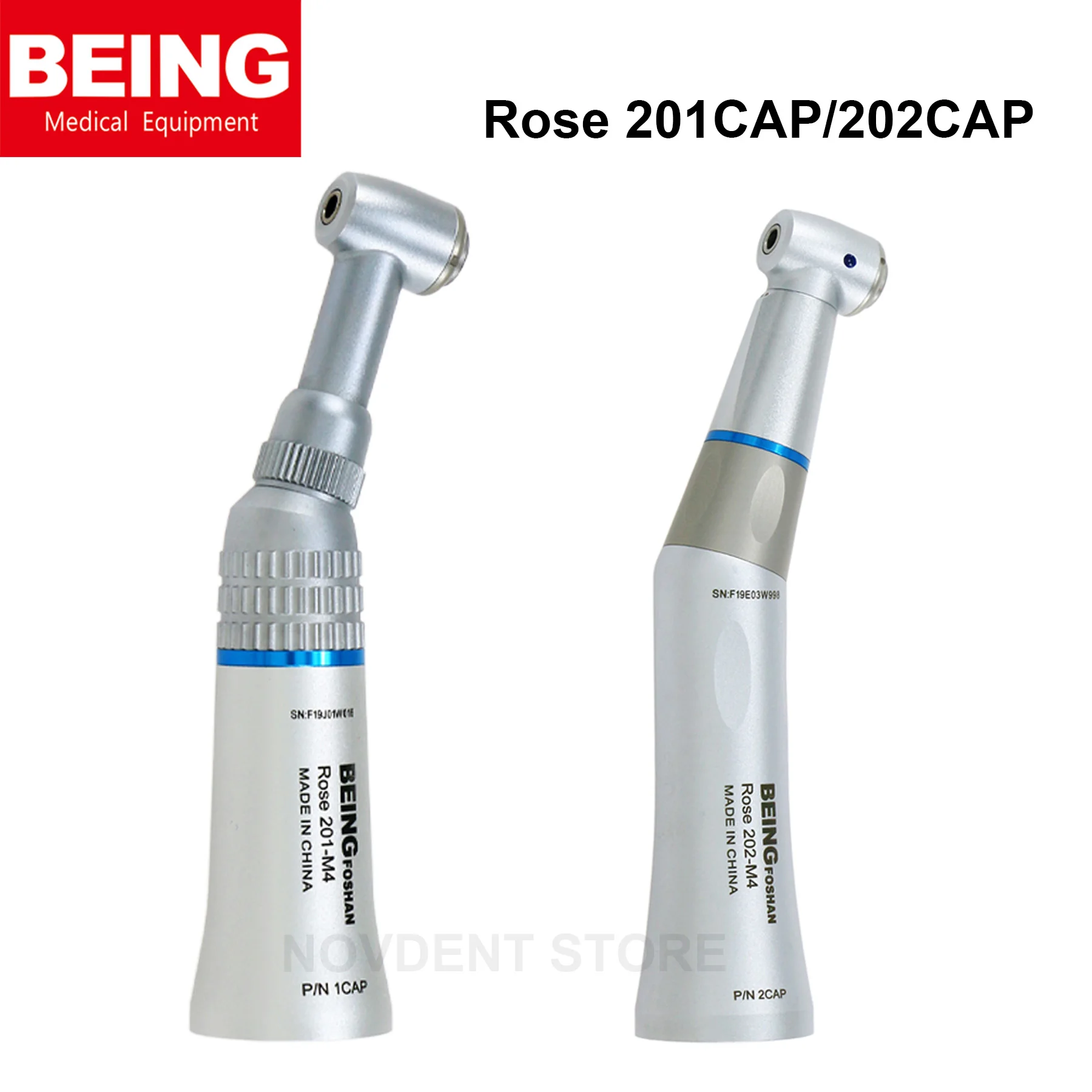 202CAPBeing Dental 1:1 Low Speed Push button Contra Angle Handpiece Inner water spray pipe