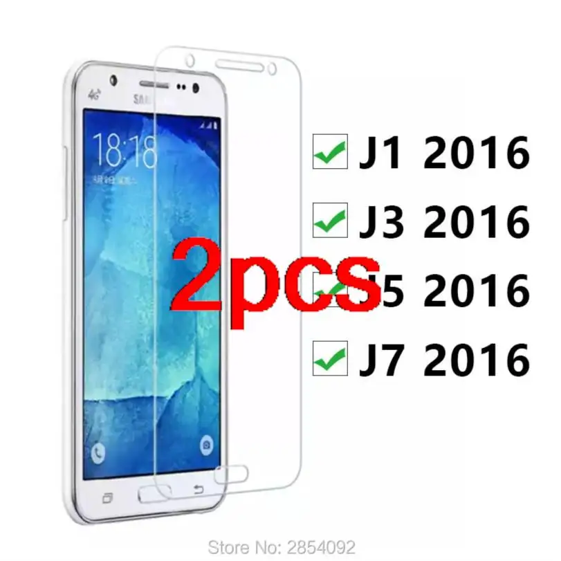 2PCS HD Protective Glass For Samsung J5 2016 J3 J1 J7 6 J 1 3 5 7 Tempered Glas Screen Protector On The Galaxy J16 J36 5j Film