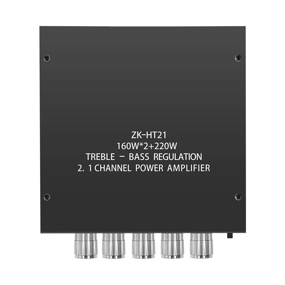 ZK-HT21 TDA7498E وحدة مضخم رقمي 160WX2 + 220W مكبر للصوت لوحة تركيبية AUX/USB المدخلات 2.1 قناة HiFi بلوتوث متوافق