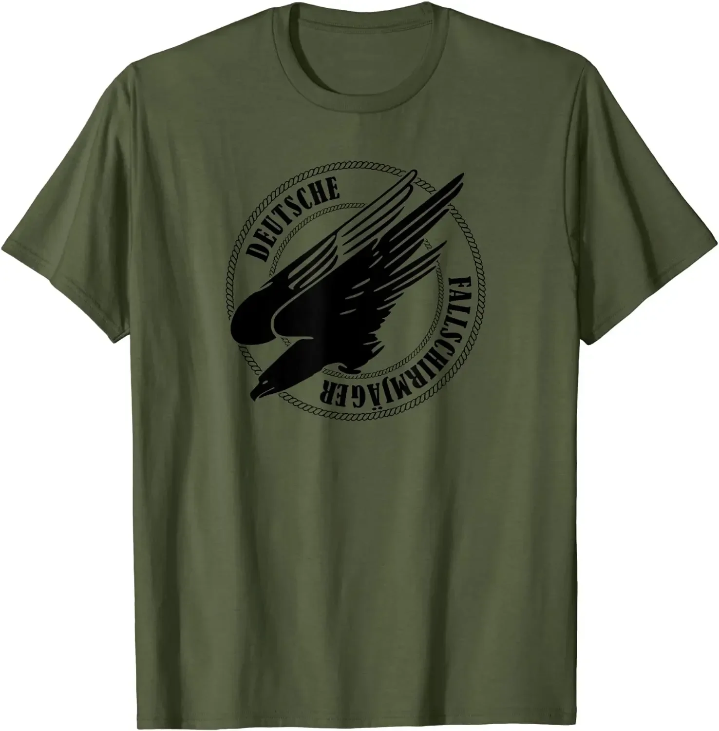 WW2 German Paratrooper Fallschirmjager Men T-shirt Short Sleeve Casual Cotton O-Neck Summer Tees